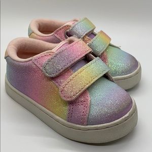 The Childrens Place Toddler Rainbow Shoes Size 4